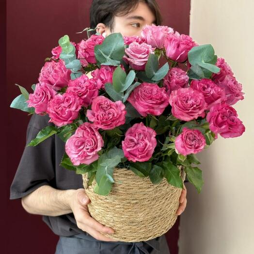 Композиция "Пионовидные розы"