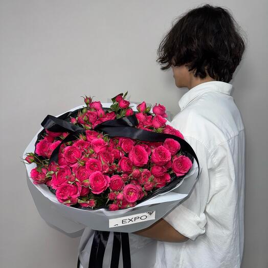 Кустовая пионовидная роза Sophie baby 21