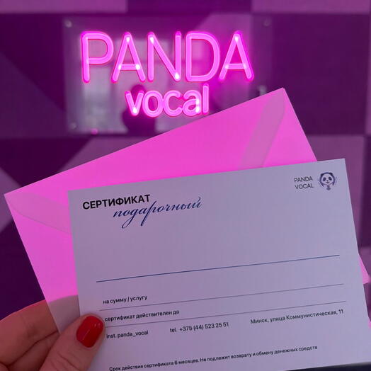 Школа вокала Panda Vocal