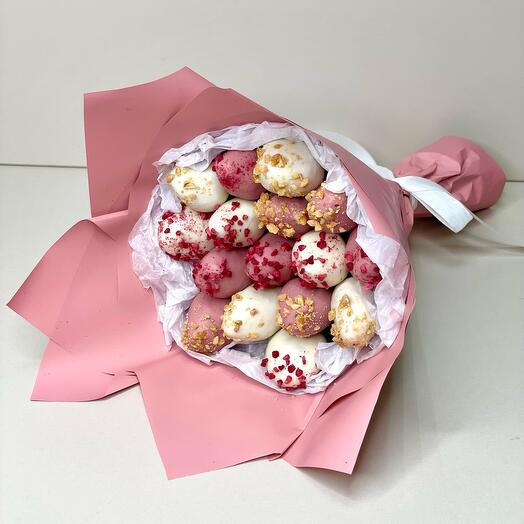 Букет из клубники в шоколаде 13 ягод, Съедобные букеты Санкт-Петербург ...