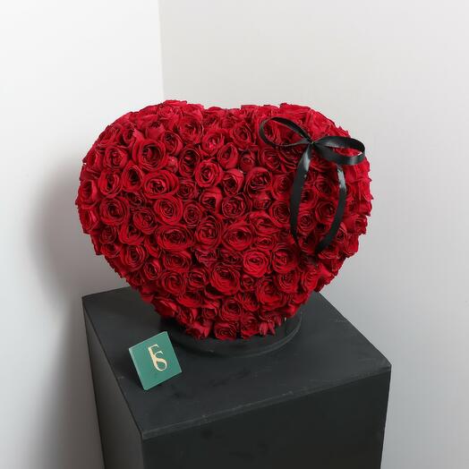 3D Heart Rose