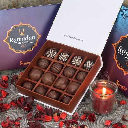 Ramadan Chocolates Truffles By Sweecho 16 Pcs