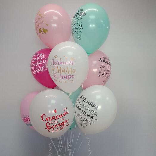 Set de 9 bolas para mamá