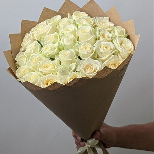 White Roses 31pcs 50cm Avalange