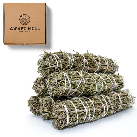 AWAFI MILL Rosemary Smudge Sticks Bundle - Pack of 5 Sticks