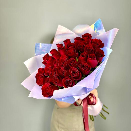 Букет из 31 красной розы