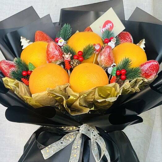 Orange Strawberry Bouquet