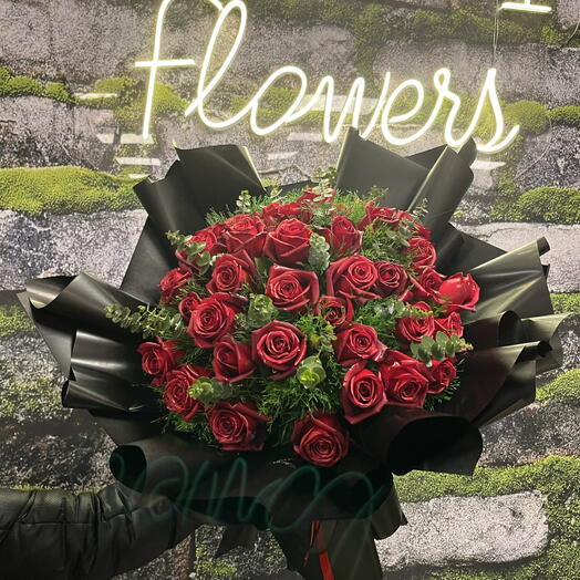 41 Luks Kırmızı gul Buket LoveBuquet