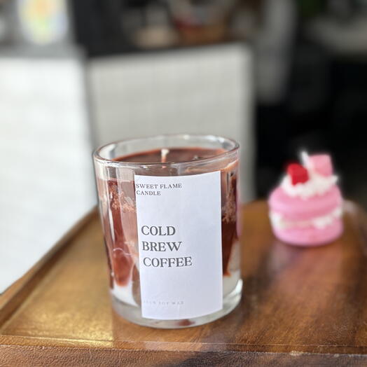 Cold Brew Coffee Candle Jar - 220ml