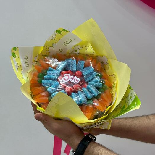 Букет из мармелада "Радуйся мармеладуйся" от Jelly