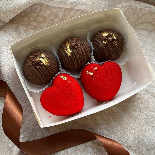 Ассорти муссовые и "картошка" подарок для мамы, подруги, коллеги