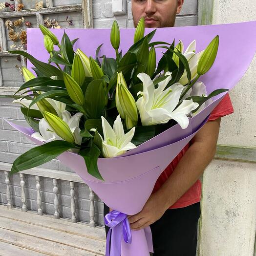 5 лилий в фоамиране, Flowers & Gifts Syktyvkar, buy at a price of 3090 ...