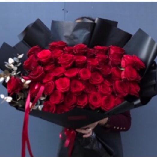 50 luxury roses