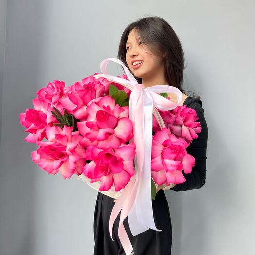 Корзина роз