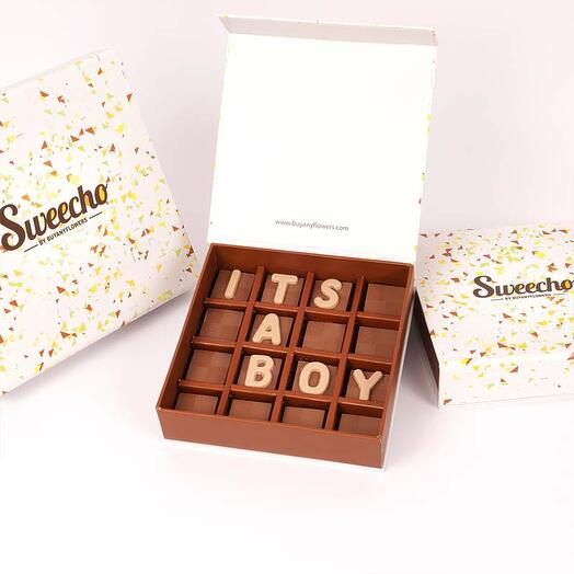 Its a Boy Chocolates By Sweecho