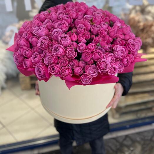 Коробка Пионовидных роз