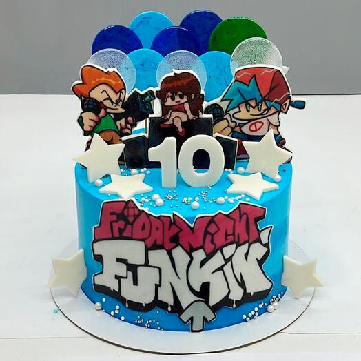 Торт мальчику на 10 лет
