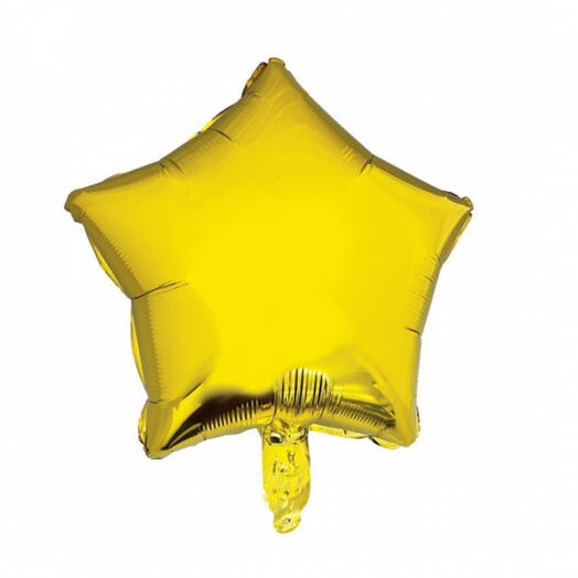 Ballon à l helium etoile or