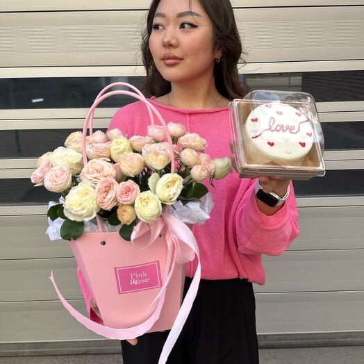 Сумочка кустовых 2+ бенто торт