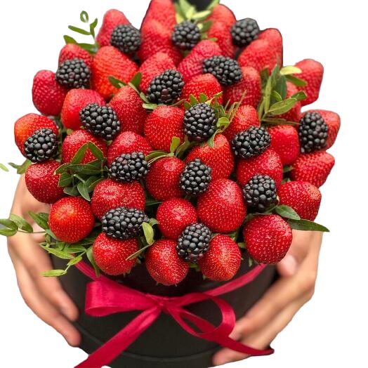 Magnificent Strawberry and Black Mulberry