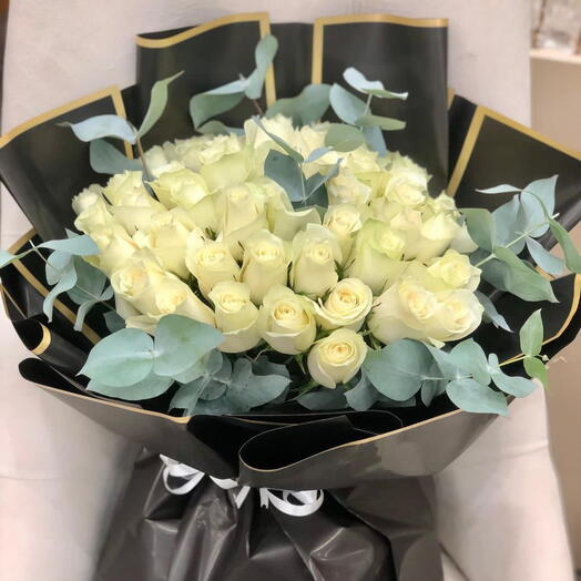 Cherished White Roses for Mother