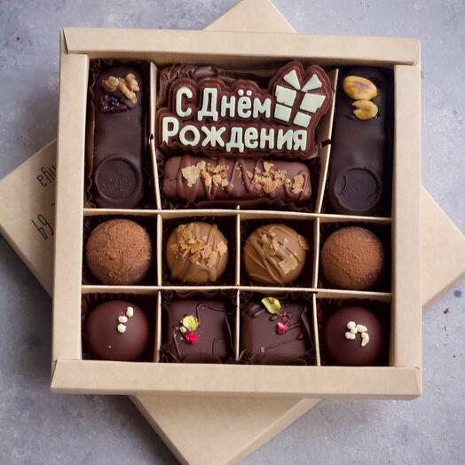 "Happy Birthday" chocolates