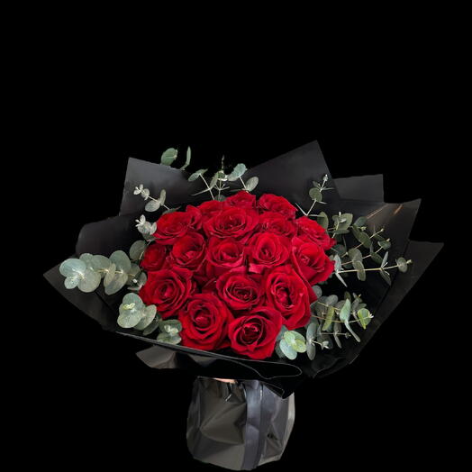 Red Black Bouquet