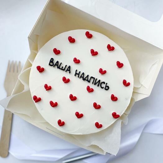 Бенто торт с вашей надписью