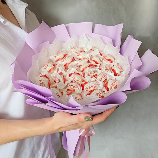 Букет конфет  на день рождения "Лавандовое настроение"