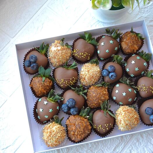 Fresas cubiertas de chocolate