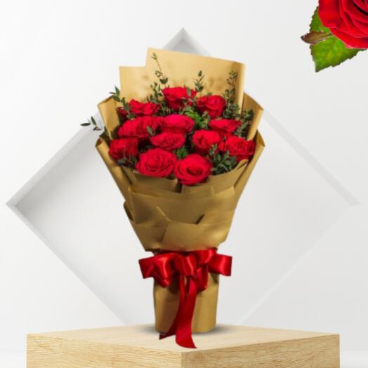 Babe - Valentine s Red Roses Bouquet