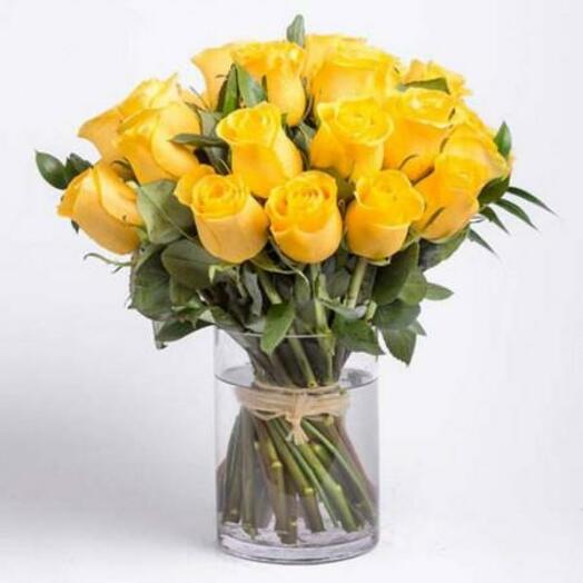 31 Yellow Roses