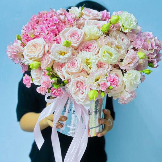Pink mix in box