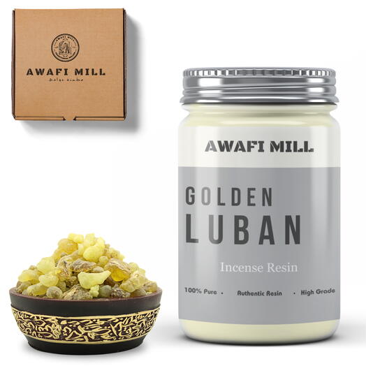 AWAFI MILL Golden Tears | Aromatic Resins - Bottle of 100 Gram