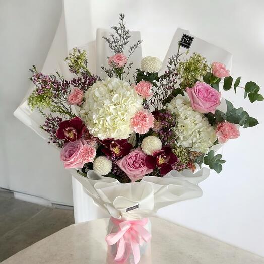 Pink and white  bouquet