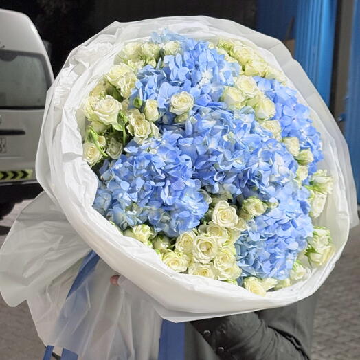 Premium Mix Hydrangea Bouquet