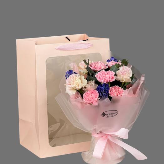 Цветы Букет Art Flowers Нежная симфония