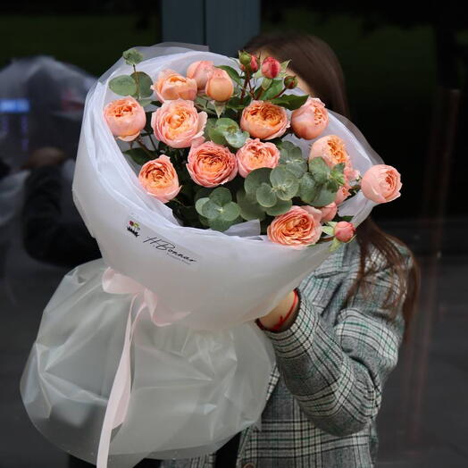 Монобукет из Джульетты 5 шт