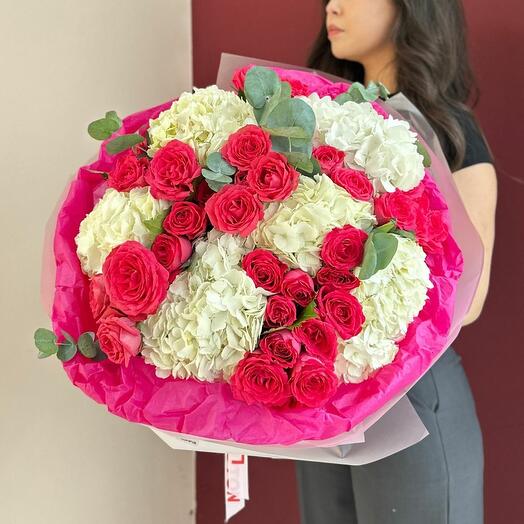 Букет "Яркий евробукет"