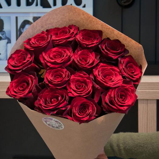 Букет из красных роз 🌹