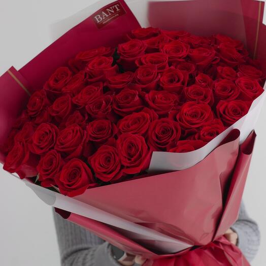 51 красная Роза 60см