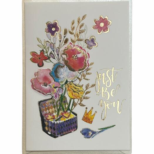 CARD "JUST BE YOU"
