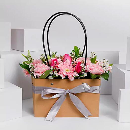 Mixed Flowers in Bag