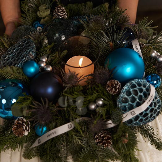 Arctic Mist Table Wreath