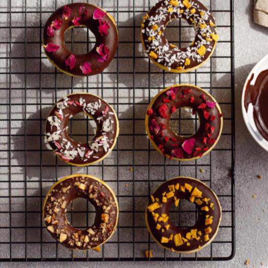 Low Calorie high protein gluten-free mini doughnuts