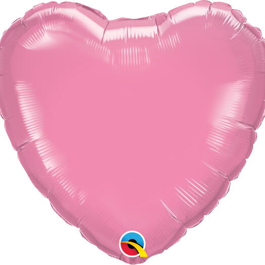 Light Pink Heart Hellium Foil Ballon