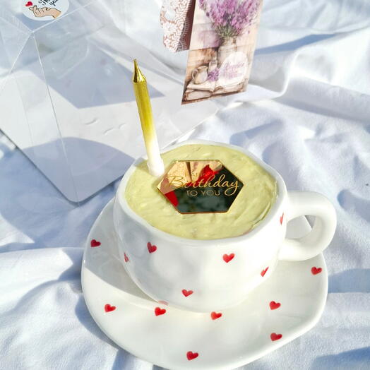 Трайфл в кружке ручной работы