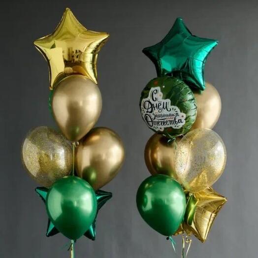 Balloons on February 23rd "Defender of the Fatherland Day"
