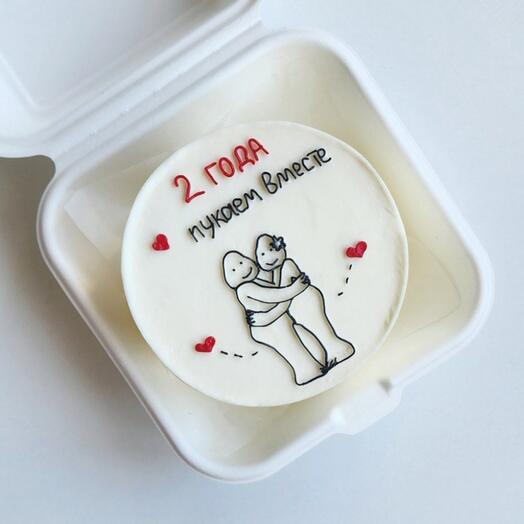 Бенто-торт пукаем вместе мурчики на годовщину праздник мужу жене девушке парню