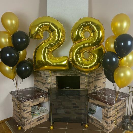 Globos de Cumpleaños, 16 piezas